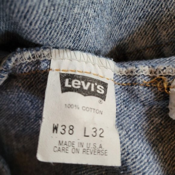Men's Levis 505 38 x 32 Red Tag - Picture 3 of 3